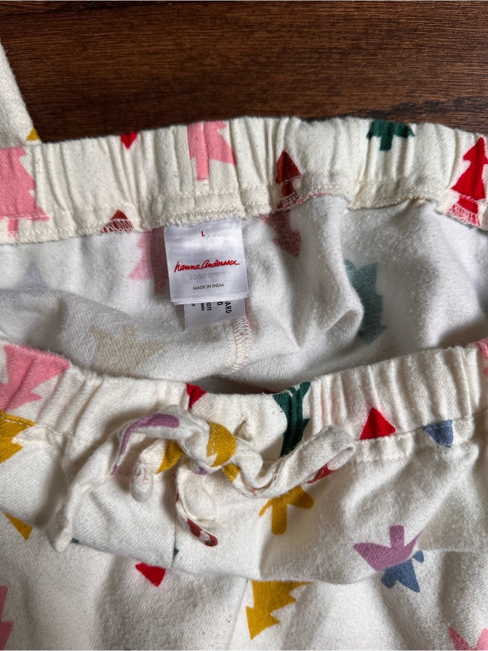 Hanna Andersson flannel pajama pants, size L - Picture 4 of 5
